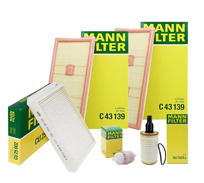 Mercedes Air / Cabin Air / Fuel / Engine Oil Filter Kit 2761800009 - MANN-FILTER 3739281KIT